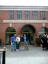 All of us in front of Baseball Hall of Fame