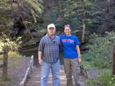 Jeff and Sarah in Jacobsburg State Park