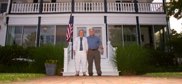 Daria and Jeff in front of Hambleton Inn