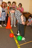 Daria Demonstrating Potato Bag Relay Race