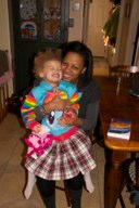 Karla holding Isis