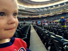 Jacob at Twins Stadium