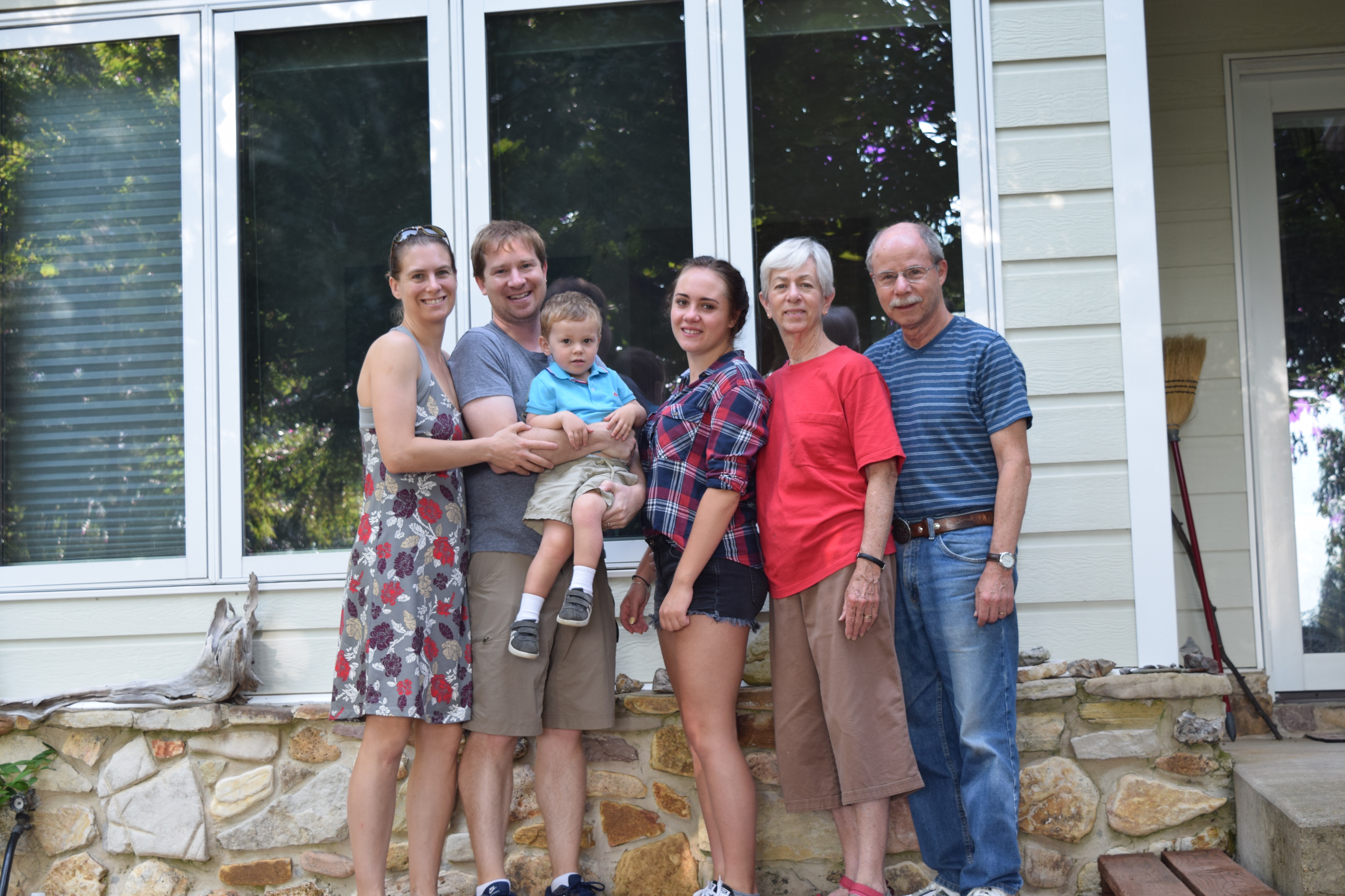 Jacob with Family and Mark and Judy